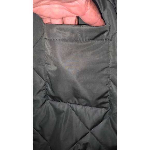 NWT Robert Graham Men's Reversible Quilted Jacket Green/Brown Full-Zip Closure S - Picture 10 of 11